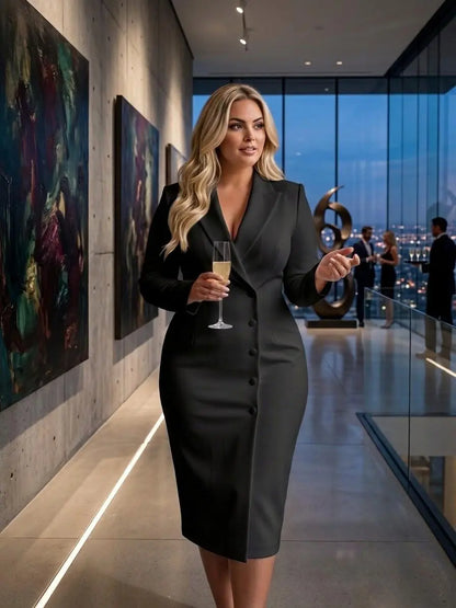 Robe tailleur ajustée