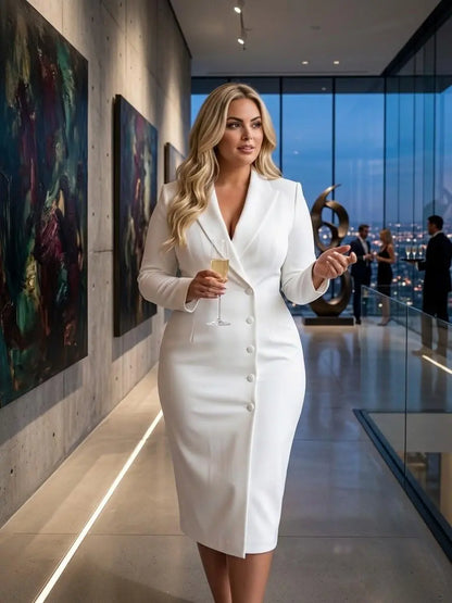 Robe tailleur ajustée
