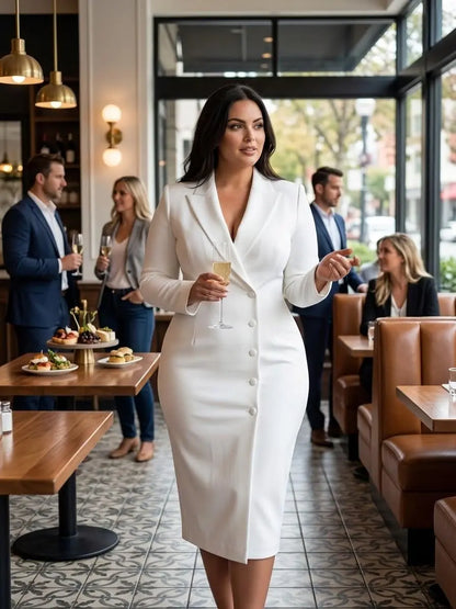 Robe tailleur ajustée