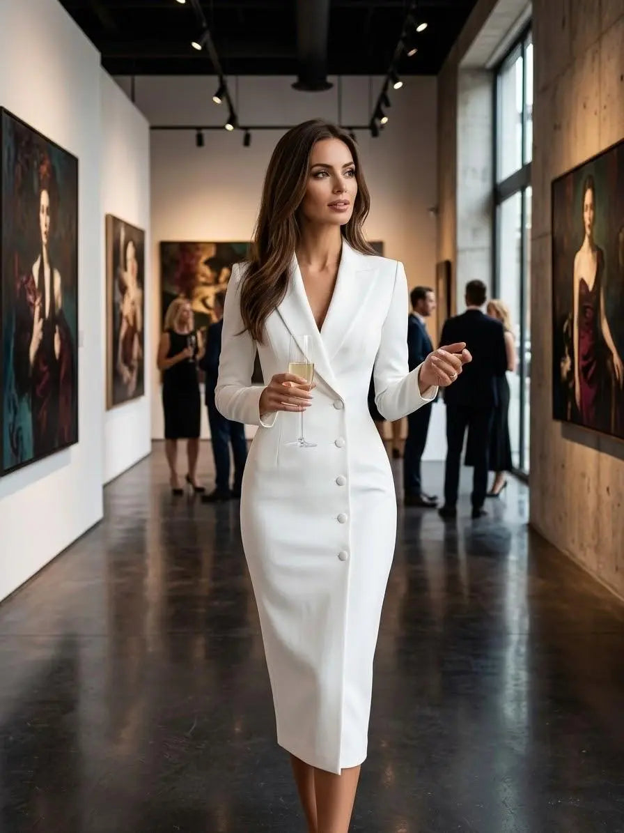 Robe tailleur ajustée